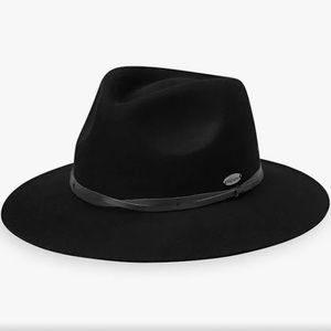 Wallaroo Women’s Aspen Fidora hat black wool